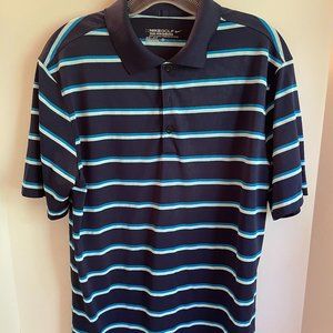Nike Nave Striped Golf Shirt